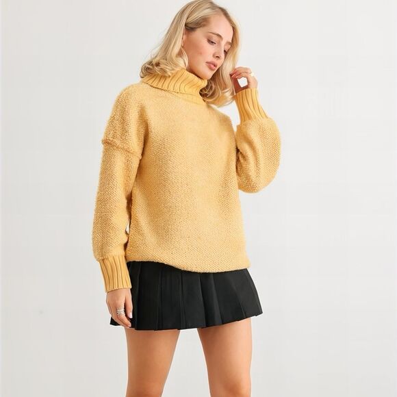 BUY NOW SALE!Very J Oversized Honey Knit Sweater - Picture 12 of 13